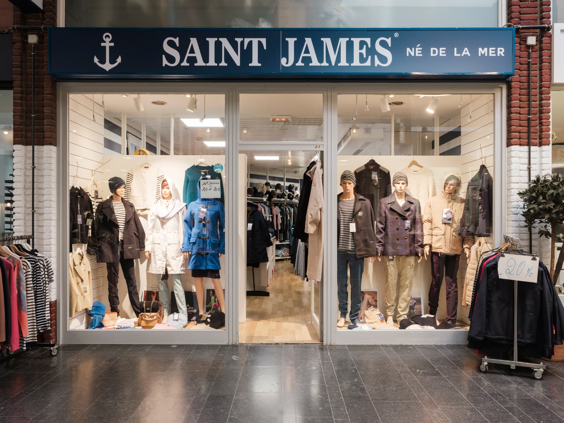 Vitrine de Saint James